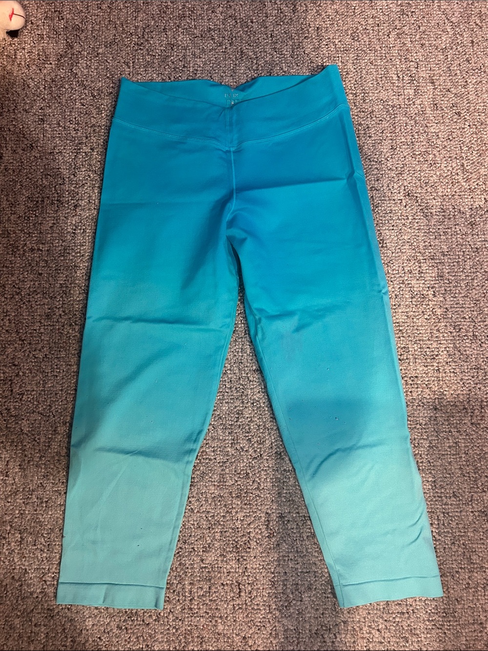NUX Teal-to-Aqua Ombre Leggings